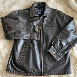 Cherokee Dark Brown Leather Jacket